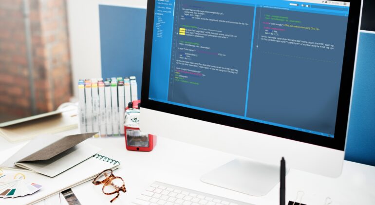 Software Programming Web Development Concept